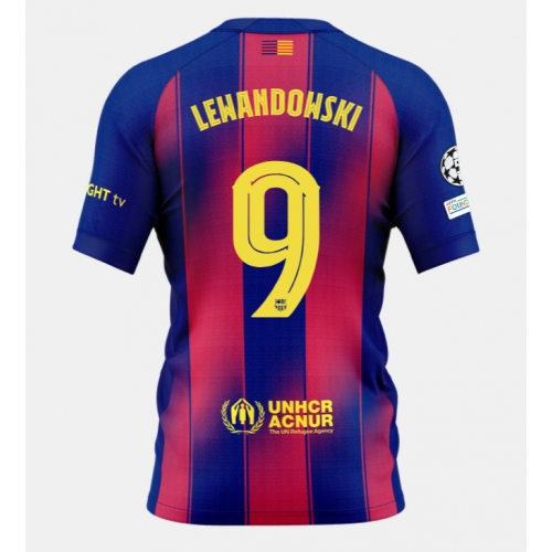 Billige Fotballdrakt Barcelona Robert Lewandowski #9 Replika Hjemmedrakt 2025-26 Kortermet Billige Fotballdrakt Barcelona Robert Lewandowski #9 Replika Hjemmedrakt 2025-26 Kortermet